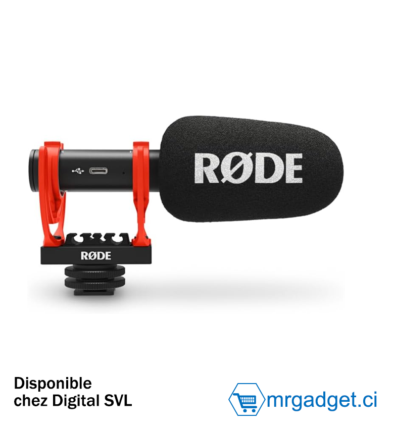RODE VidéoMic GO II- Microphone Directionnel léger