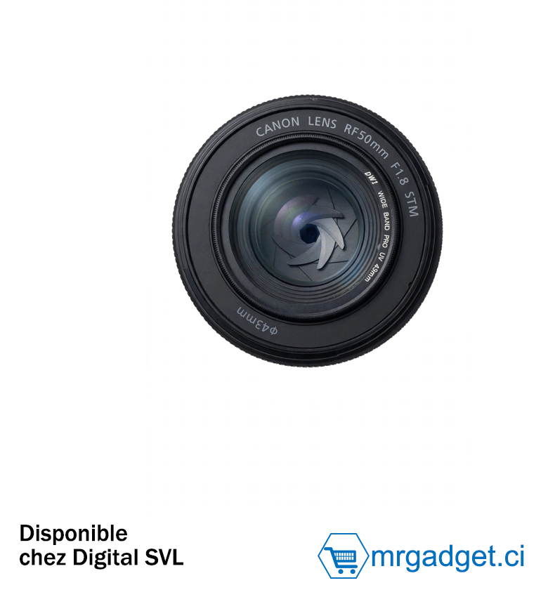 Objectif Canon RF 50mm F1.8 STM – Objectif Fixe Portrait pour Appareil Photo Hybride EOS R