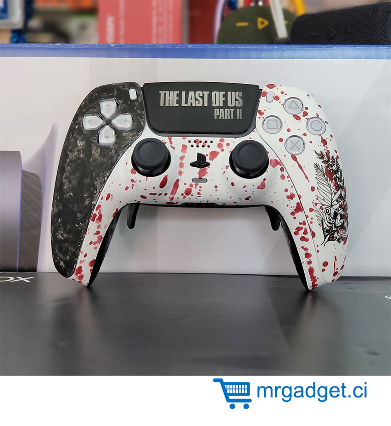 Manette PS5 DualSense Edition The Last of Us Part II avec Palette