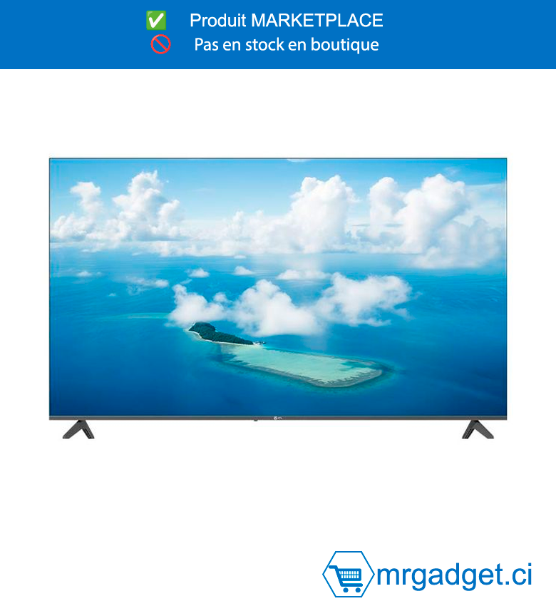 Tv Led ATL 85" - Smart Tv - Android 12 - 4k UHD - HDR 10 - Screencast - Bluetooth - Decodeur Integre - Avec Support Mural - ATL-85V7S