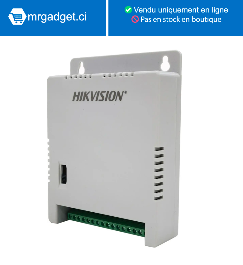 Hikvision  DS-2FA1208-C16(EUR)(Africa) Alimentation CCTV Hikvision 12 Volts 16 Canaux