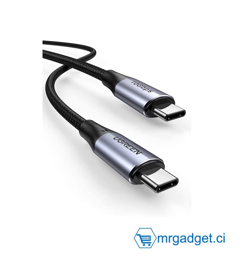 UGREEN Câble 100cm USB-C vers C 100 W Alimen