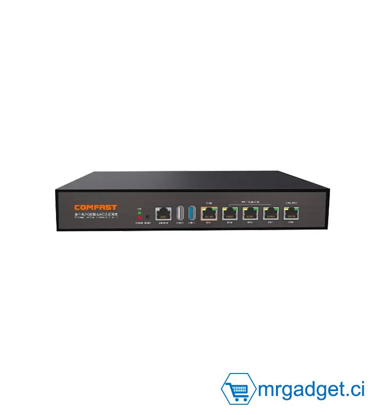 Comfast CF-AC101 Gigabit AC Wifi équilibrage de charge routage 5 ports ACL Vlan Core passerelle Multi Wan roaming routeur Wifi avec Poe