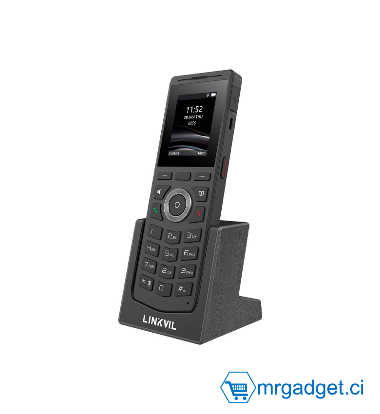 Fanvil LINKVIL W610D - Combiné DECT pour base Fanvil LINKVIL W710D  - Téléphone IP -  Écran couleur 2" (240 x 320) - Voix HD et réduction du bruit