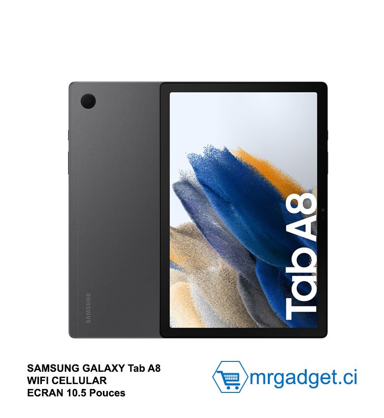 Tablette Samsung Galaxy Tab A8 10.5" 32 Go 4G