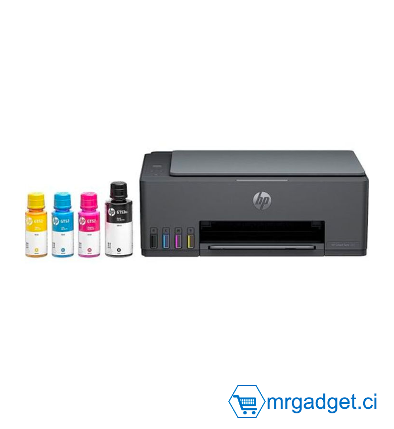 HP Smart Tank 581 Imprimante tout-en-un, bureau à domicile et à domicile, Imprimer, copier, scanner, sans fil, réservoir d'imprimante à volume élevé, Imprimer à partir d'un téléphone ou d'une tablette, Numériser en PDF
