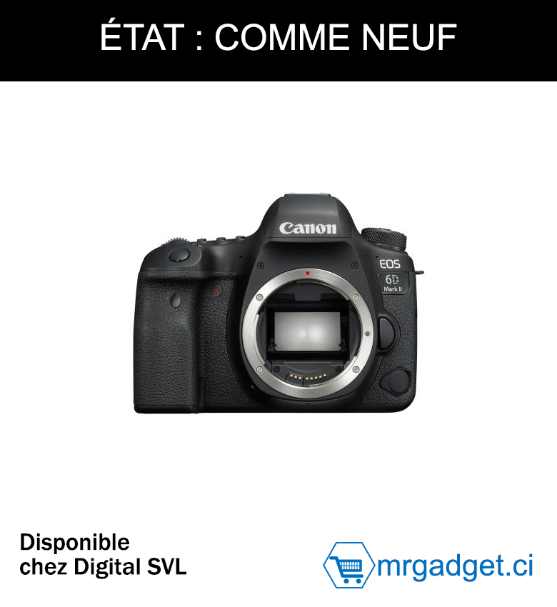 CANON 6D MARK II  (Boitier nu)  État: comme neuf