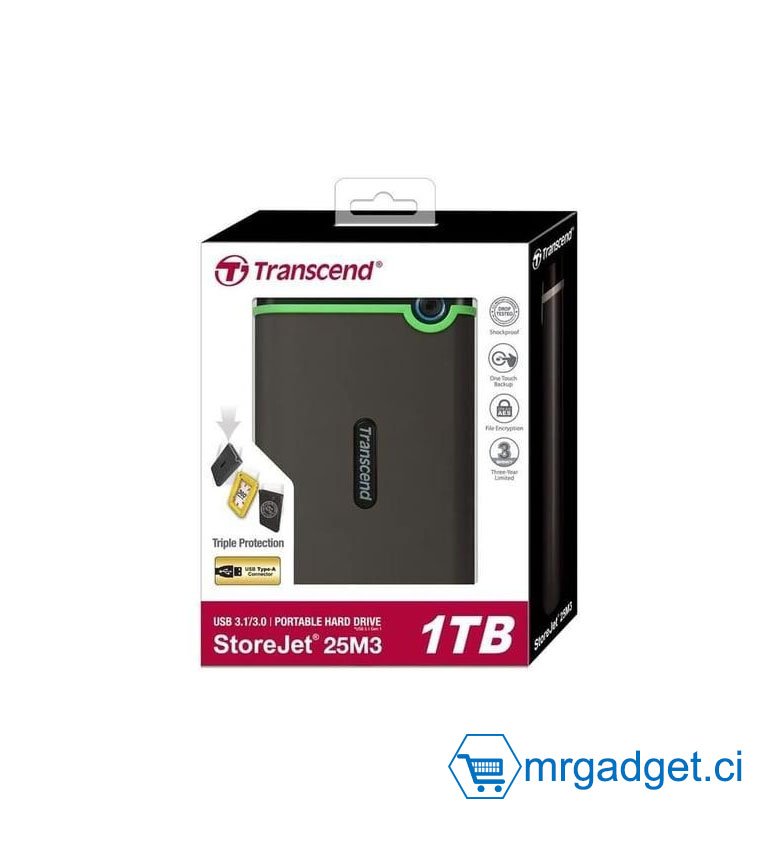 Transcend 1To StoreJet 25M3S - 2.5