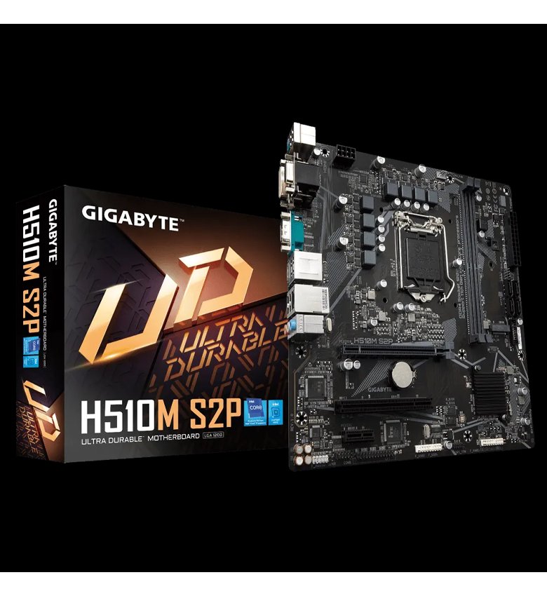 Gigabyte H510M  S2P Carte mère Intel H510 Express LGA 1200 Micro ATX - Compatible Processeurs Intel ® Core™ 11e et 10e Gen