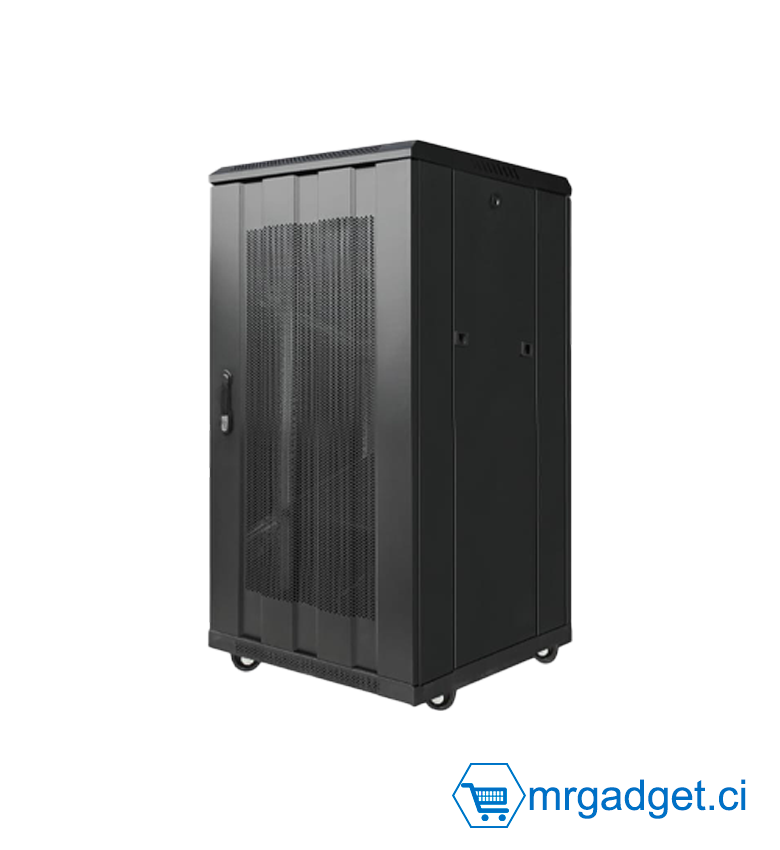 COFFRET / ARMOIRE INFORMATIQUE / Baie de brassage informatique - 22U 600mm X 600mm (PDU*1  inclus)