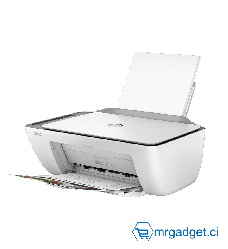 Imprimante Multifonction 3-en-1 HP DeskJet 2876 - Couleur & Noir - Wi-Fi Sans Fil, Impression Mobile via App HP Smart - Scanner & Photocopieuse - Idéal Maison, Étudiants & Petit Bureau - Installation Facile - Cartouches d'Encre HP