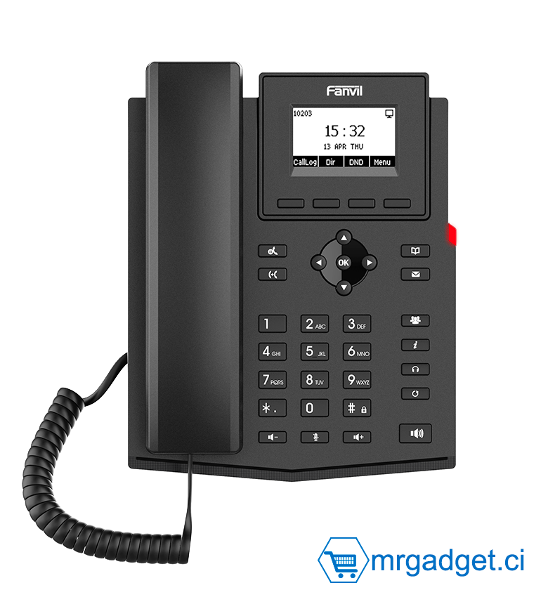 FANVIL X301P - Téléphone IP POE - 2 Lignes SIP