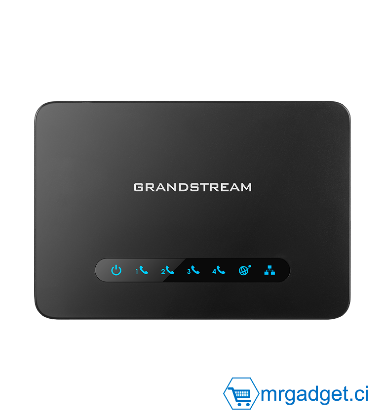 Grandstream HT814  passerelle Analogique FXS 4 ports avec routeur Gigabit NAT,