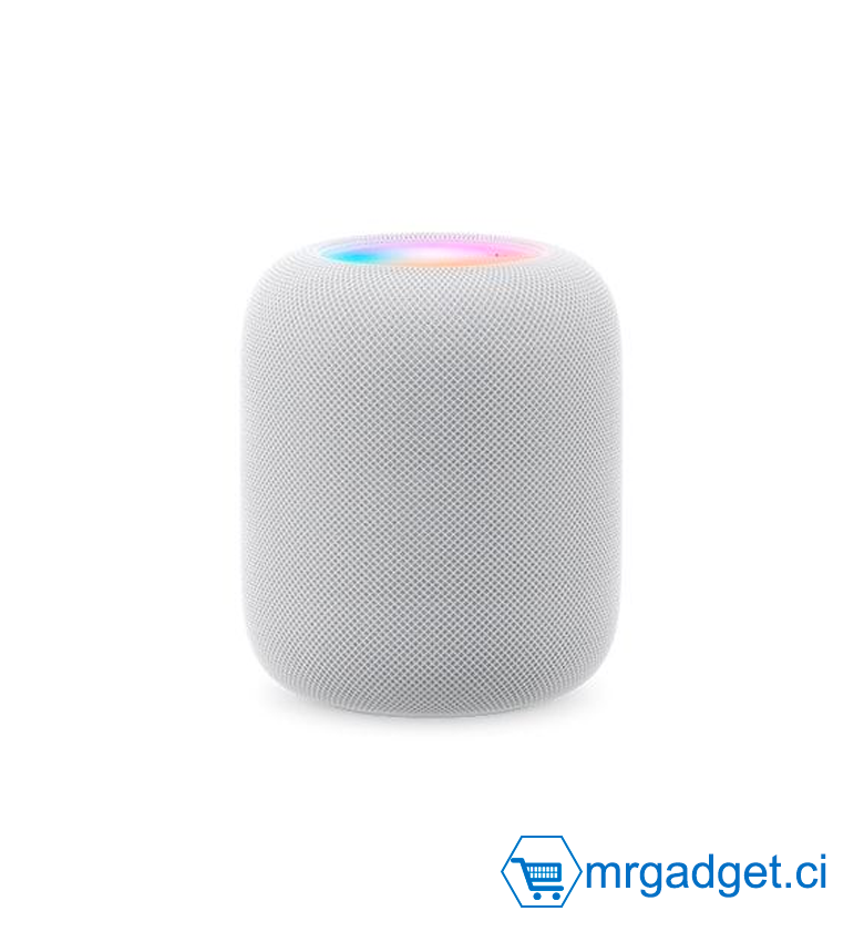 Apple HomePod (2nd generation) - Haut-parleur intelligent - Wi-Fi, Bluetooth - blanc - pour 10.5-inch iPad Air; 10.5-inch iPad Pro; 9.7-inch iPad; iPad mini 5; iPhone 8, X, XS