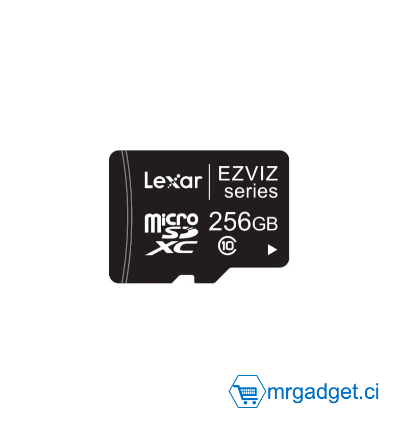 EZVIZ Carte Micro SD 256Go, Carte Mémoire microSDHC, Vitesse de Lecture Allant jusqu'à 90MB/S, Classe 10, U3, UHS-I