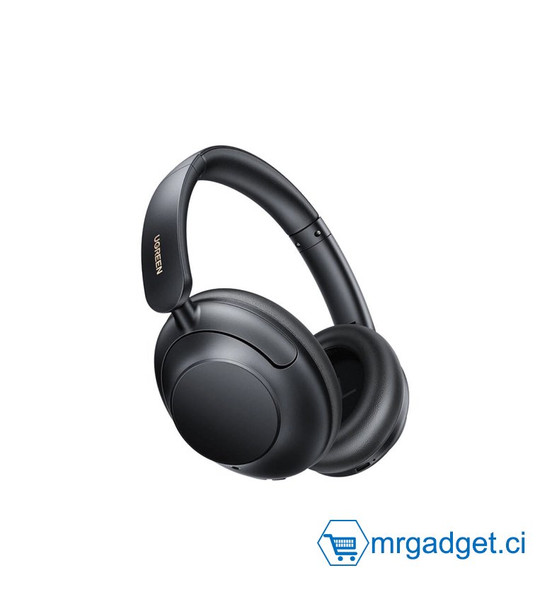 UGREEN HP202 25255 #10160 - Casque HiTune Max5 - sans fil / Filaire    - Avec réduction de bruit active - Noir