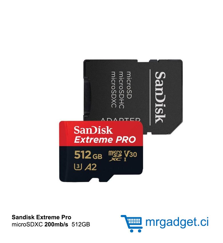 SANDISK CARTE MICRO SD EXTREME PRO (A2 V30) SANDISK