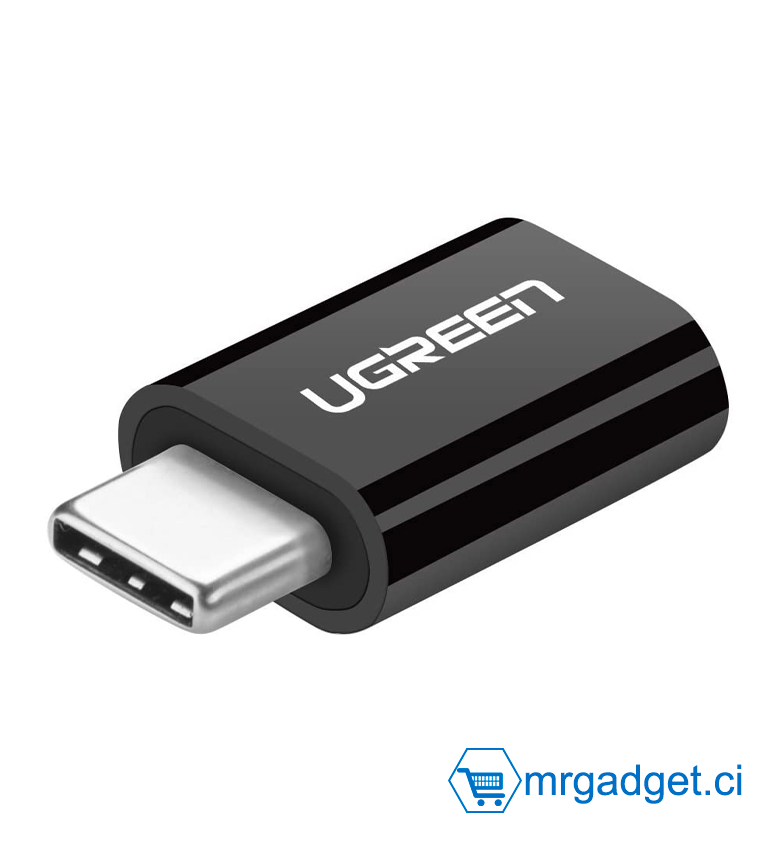 UGREEN US157 30391 Adaptateur USB-C vers Micro USB (noir) #10133