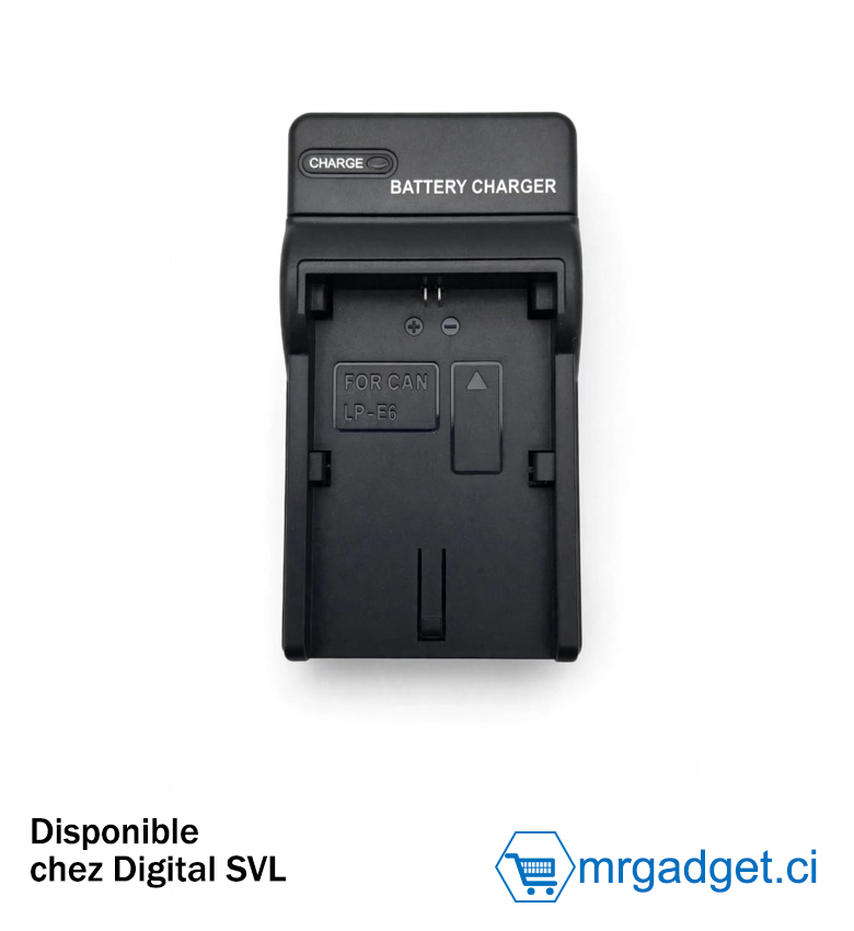 Chargeur FB-DC-LP-E6(A) pour Batterie Canon LP-E6 – Chargeur Appareil Photo