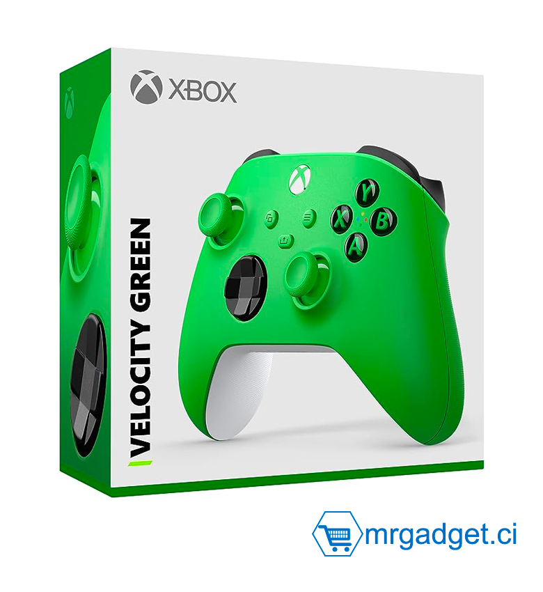 Manette Xbox Bluetooth sans fil Verte - Couleur : Velocity Green