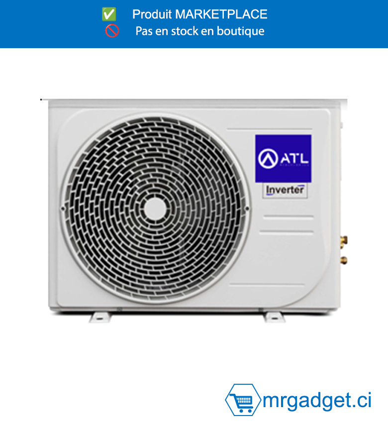 Climatiseur Split ATL Cloud Inverter 2 CV - Gaz R410A - Silencieux & Économique - Modèle ATL-18ACW-CLOUD