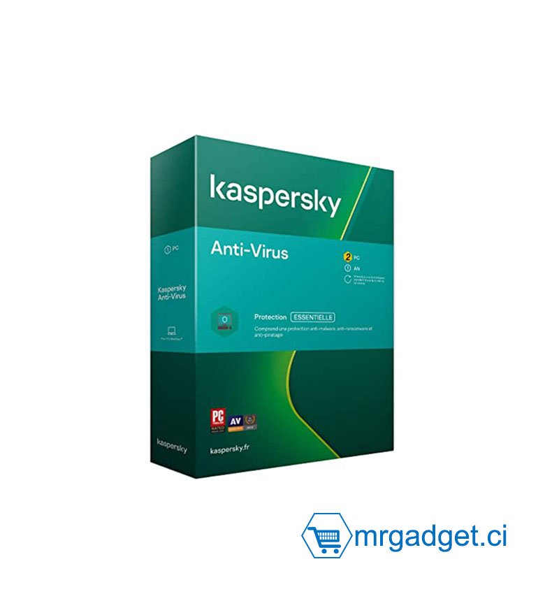Licence Kaspersky Antivirus 2022 (2Postes / 1 An)