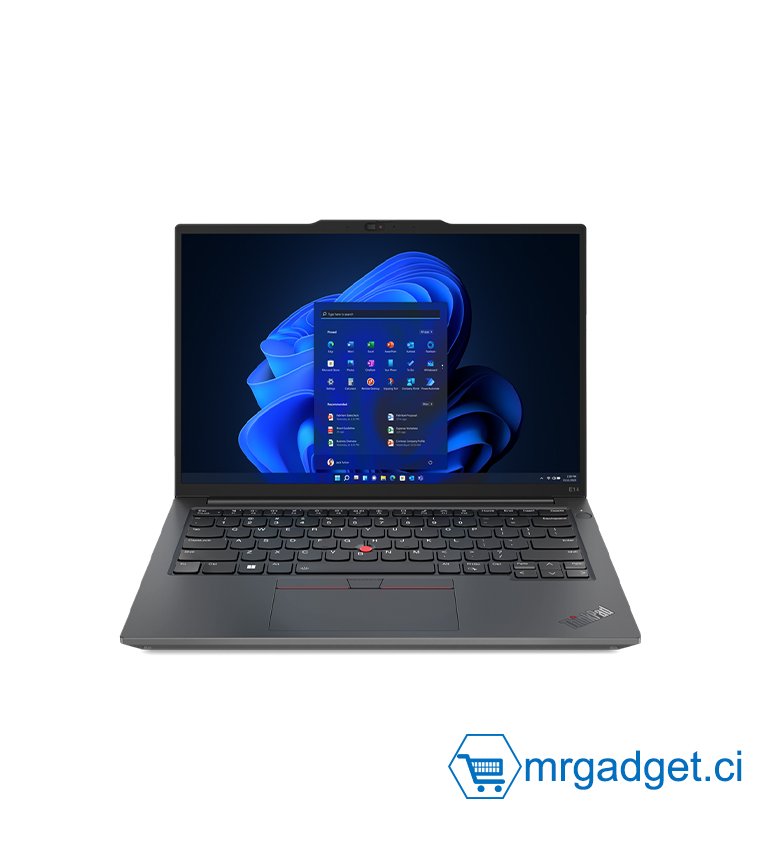 Ordinateur Portable -  Lenovo Thinkpad E14 Gen 6 - Ecran 14 pouces - Processeur ULT 7-155U - 16GB RAM DDR5 / 512GB SSD M.2 - Clavier AZERTY - Windows 11 Pro