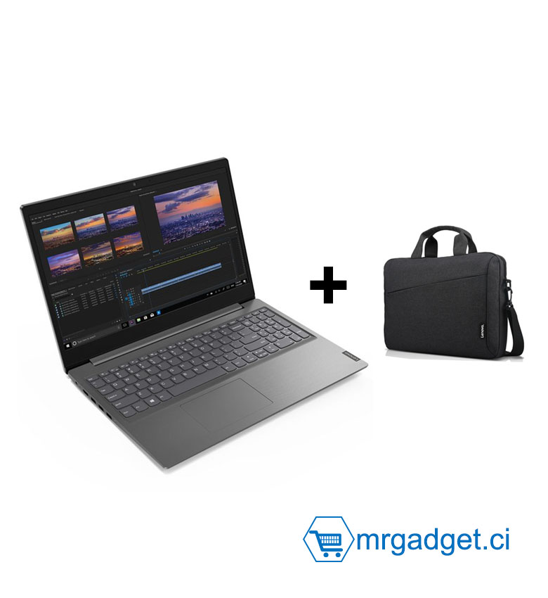 Lenovo V15 – PC portable – Dual Core – 4 Go – 1 To HDD – 15,6 Pouces