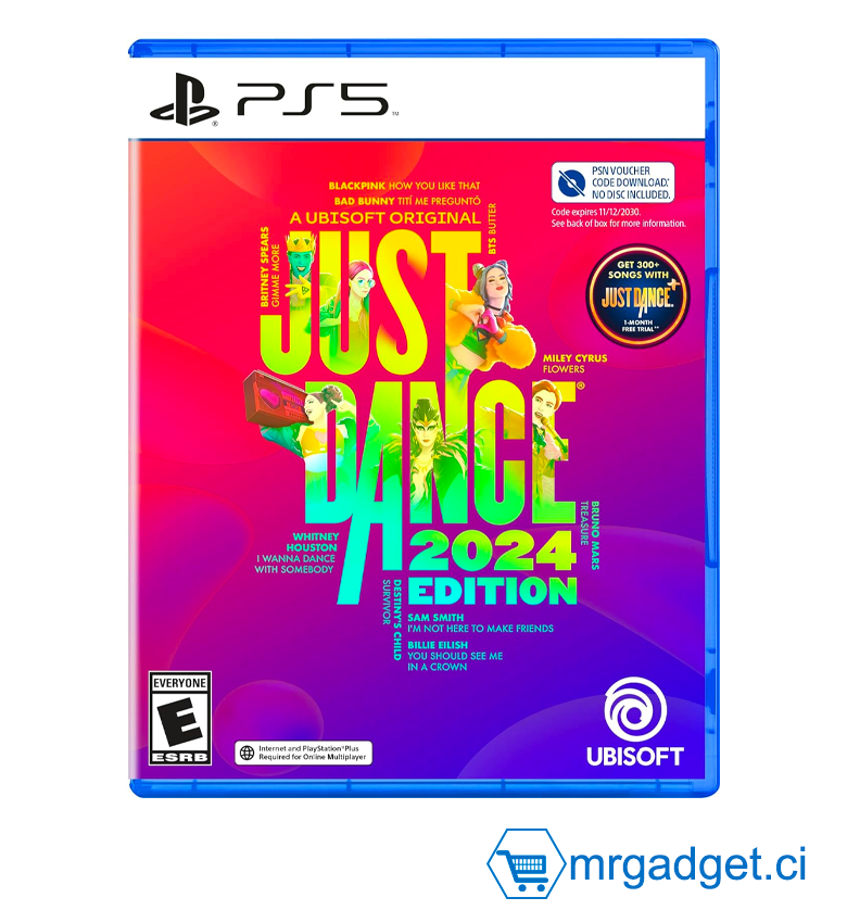 Just Dance 2024 – Édition Edition | PlayStation 5 (code dans la boîte et code Ubisoft Connect)