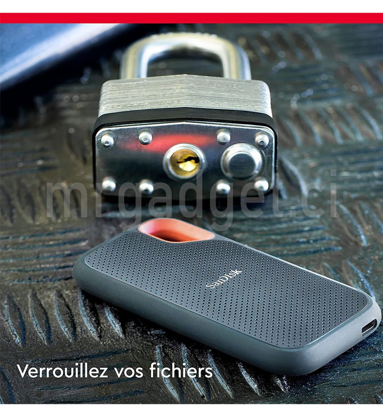 Disque dur Portable Externe SSD 2To LEXAR à Prix Carrefour