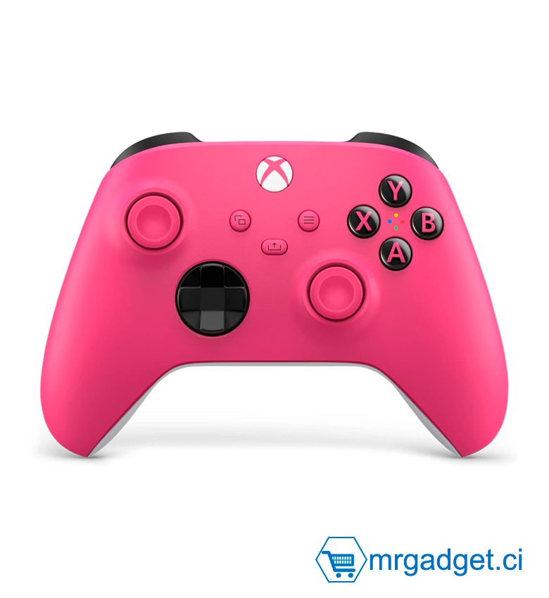 Manette Xbox sans fil - Deep Pink Pour Xbox Series X, Xbox Series S, Xbox One, Windows 10 & 11, Android (Rose)