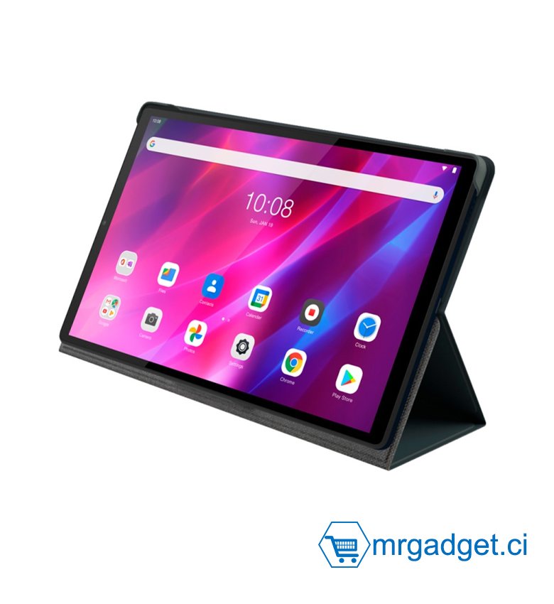 Lenovo Tab K10, tablette FHD 10,3", Mediatek Helio P22T (processeur 8 cœurs), 4 Go de RAM, 64 Go de stockage, Wifi + 4G Lte (appel)
