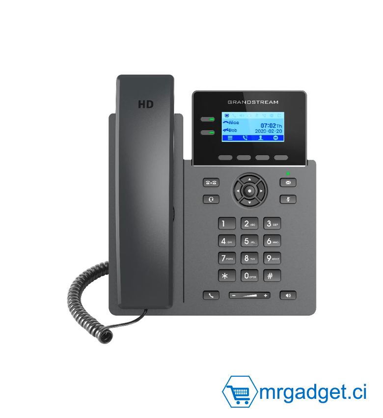 Grandstream GRP2602P  - Téléphone IP à 2 l