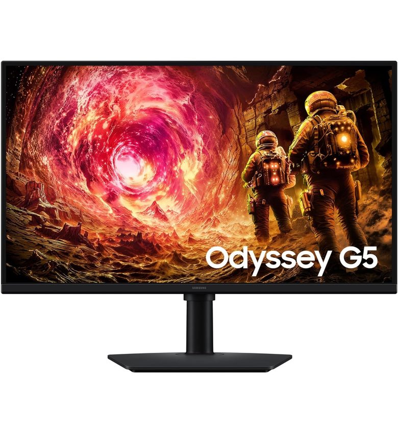 Samsung Odyssey G5 G50F – Écran PC Gaming 27″ QHD Fast IPS, 180 Hz, 1 ms, HDR10, Pied Réglable