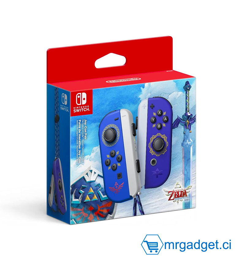 Nintendo Switch Paire de manettes Joy-Con – Édition The Legend of Zelda: Skyward Sword HD