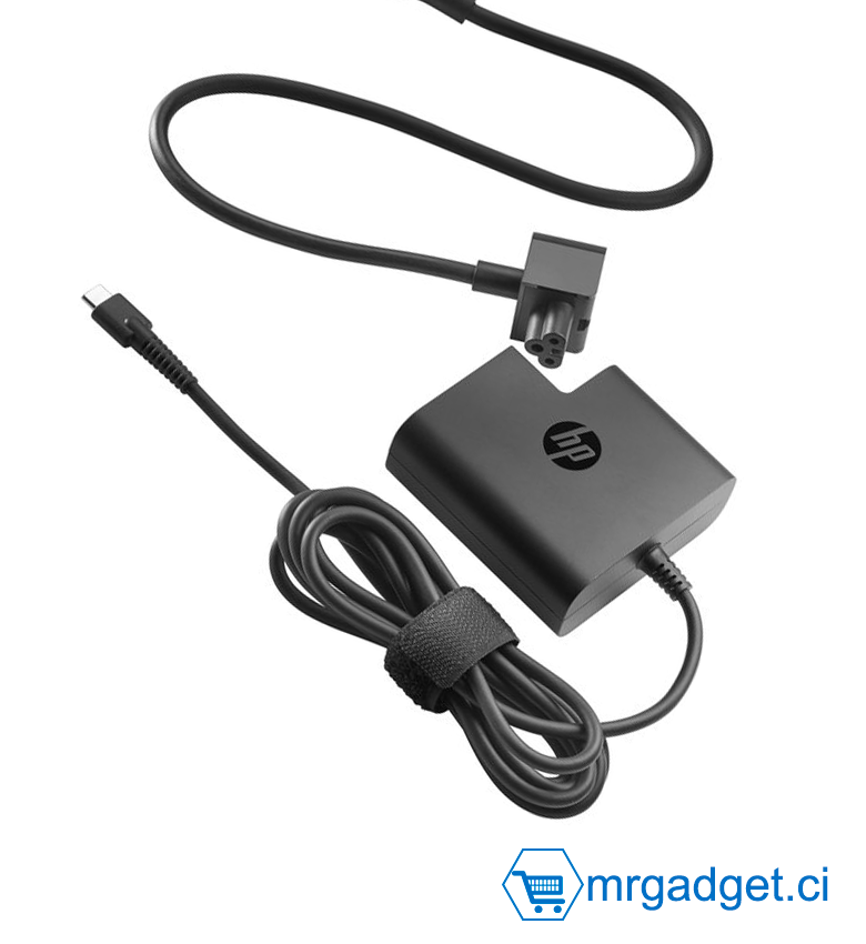 Hp Chargeur HP Type-C 65W - Noir + Cable  - Ref #CH11