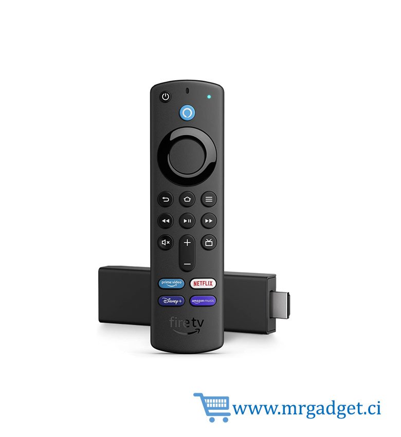 Box Fire TV Stick 4K avec télécommande vocale Alexa (dotée de boutons de contrôle de la TV)
