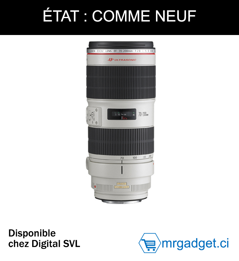 Objectif - Canon EF 70-200mm f/2.8L IS II USM | Etat : Comme neuf