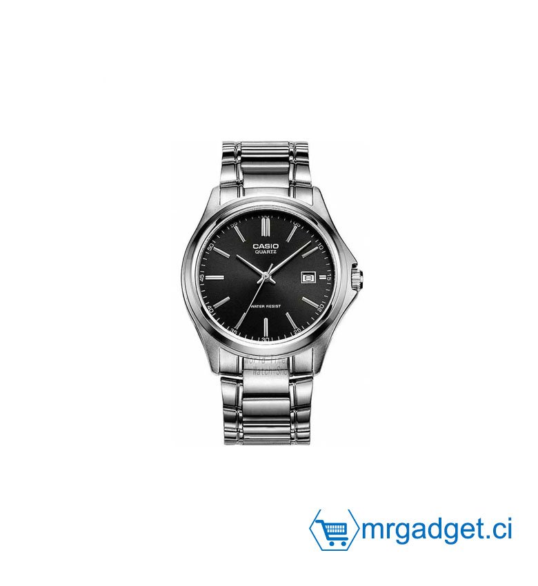 CASIO #CH20 MTP-1183A-1ADF Montre Homme  -  Bracelet en Acier inoxydable - Affichage analogique – Résistant à l'eau