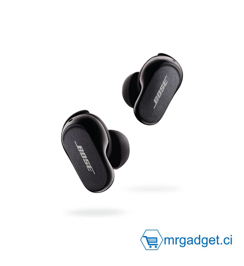 Bose  QuietComfort Earbuds II - Nouveaux écouteurs, sans Fil, Bluetooth, Les Meilleurs écouteurs à réduction de Bruit au Monde, avec Une réduction de Bruit et Un Son personnalisés, Triple Noir