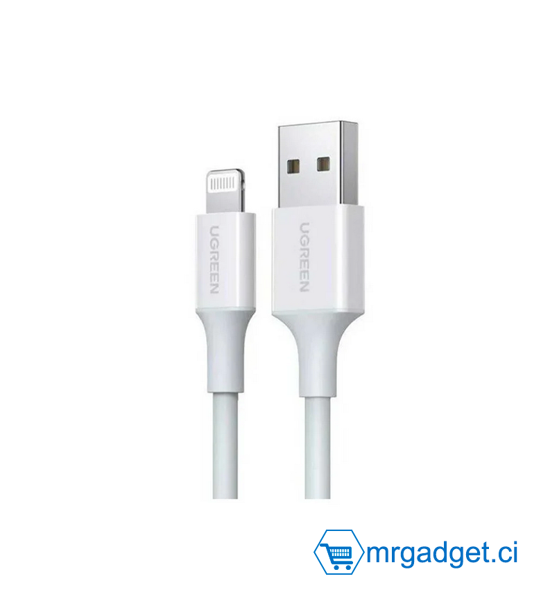 UGREEN Câble de données de charge et de synchronisation USB A vers  Lightning 2m - UGREEN US155 20730 #10160
