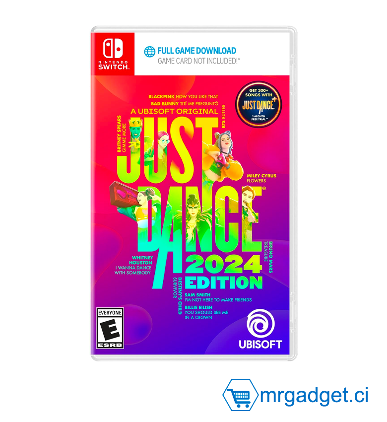 Just Dance 2024 Edition - Standard Edition, Nintendo Switch (code dans la boîte et code Ubisoft Connect)