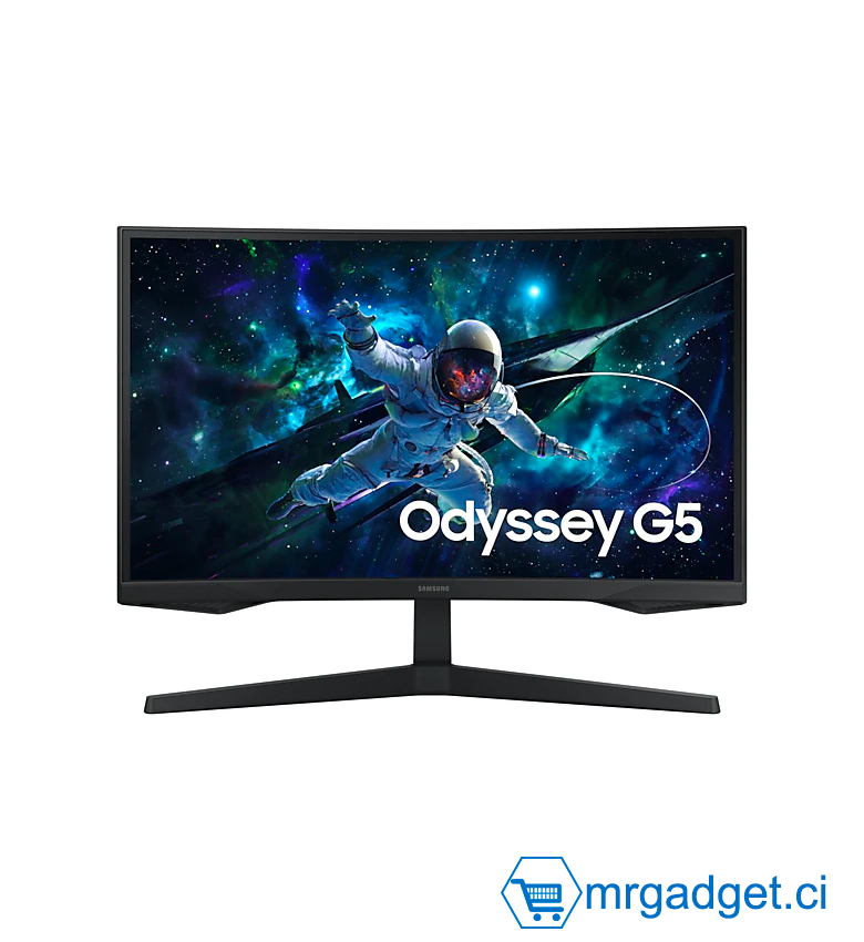 Ecran PC Gaming Samsung Odyssey G5- S27CG554EU -  SAMSUNG ODYSSEY G5 Moniteur 27 Pouces Incurve Qhd (2560 X 1440) Ecran VA 165hz FPS