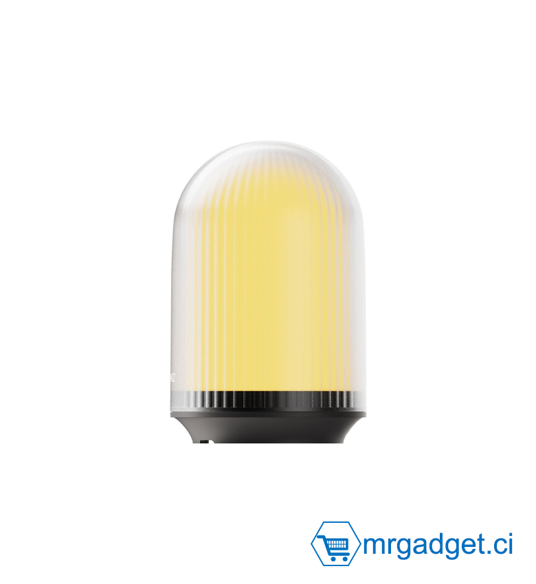 Sirène d'Alarme Extérieure EZVIZ HGL2 - Flash Lumineux Stroboscopique - Puissance Sonore Haute Intensité - Compatible Motorisation Portail & Barrière EZVIZ - Dissuasion Active - Étanche IP54 - Sécurité Maison Connectée & Contrôle d'Accès