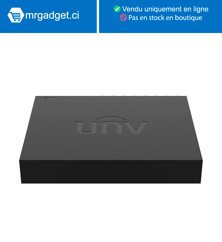 Uniview  XVR301-16F - XVR (DVR) 16 canaux 2MP - 1 interface HDMI & 1 VGA - 1 interface Disque dur SATA (4 To Max)