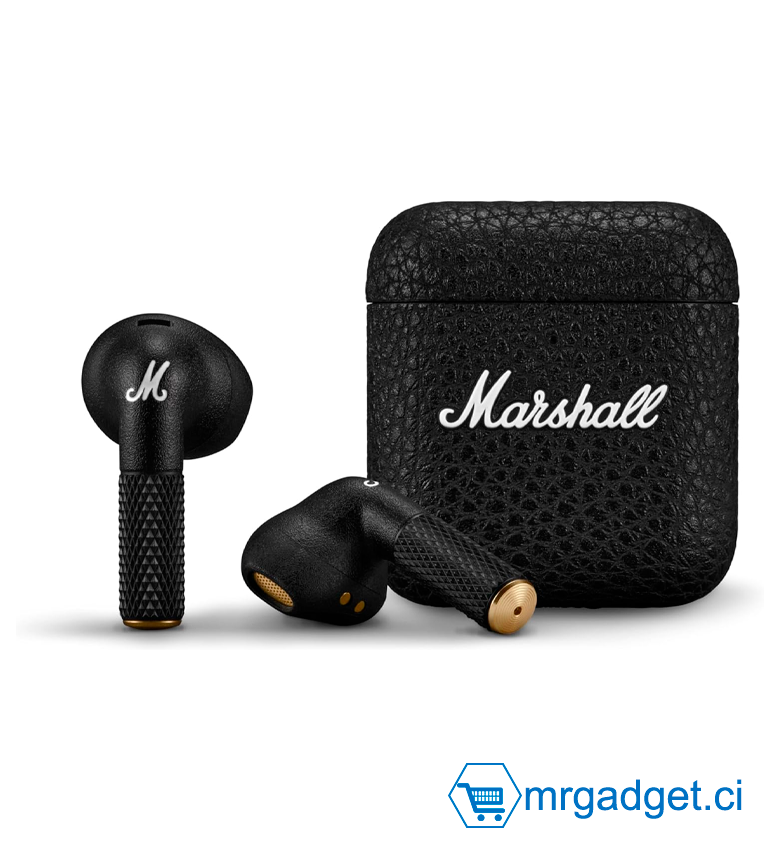 Marshall Minor IV Écouteurs sans Fil Bluetooth, écouteurs - Noir