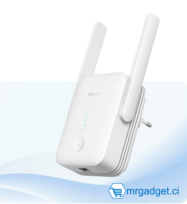 Repeteur Wi-Fi Xiaomi AX1500 | Dual Band Wi-Fi 6 - Port GIGABIT