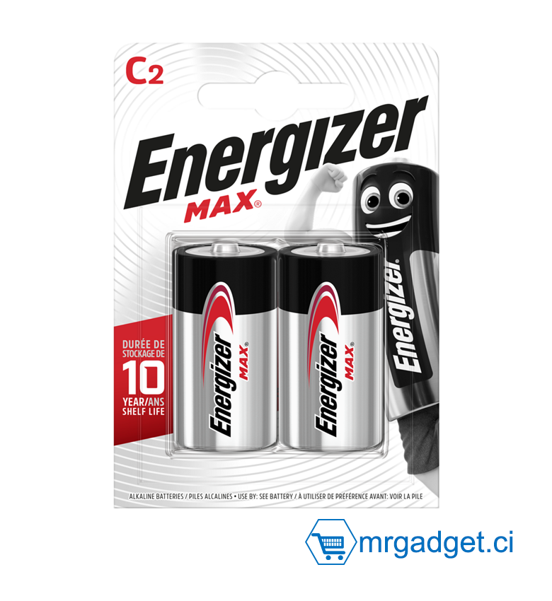 Energizer Piles alcalines max C2 lot de 2