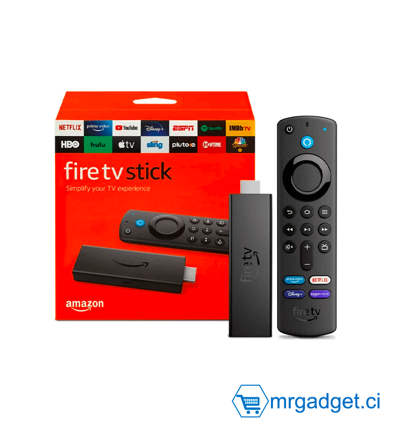 Amazon Fire TV Stick HD, streaming , Alexa Voice , commandes pour maison intelligente, streaming HD