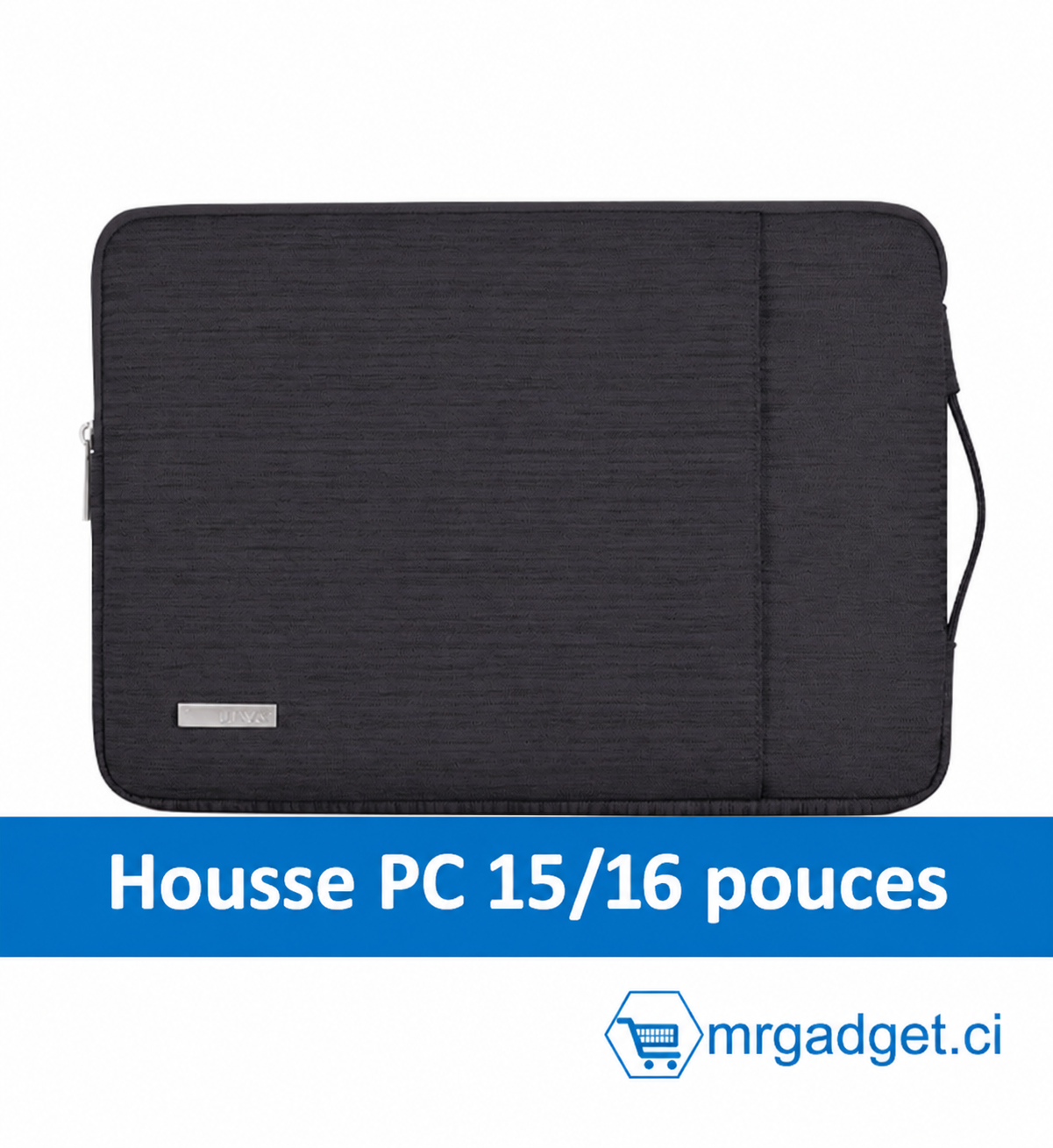 Housse Imperméable pour Ordinateur Portable et MacBook 15"/16", Noir